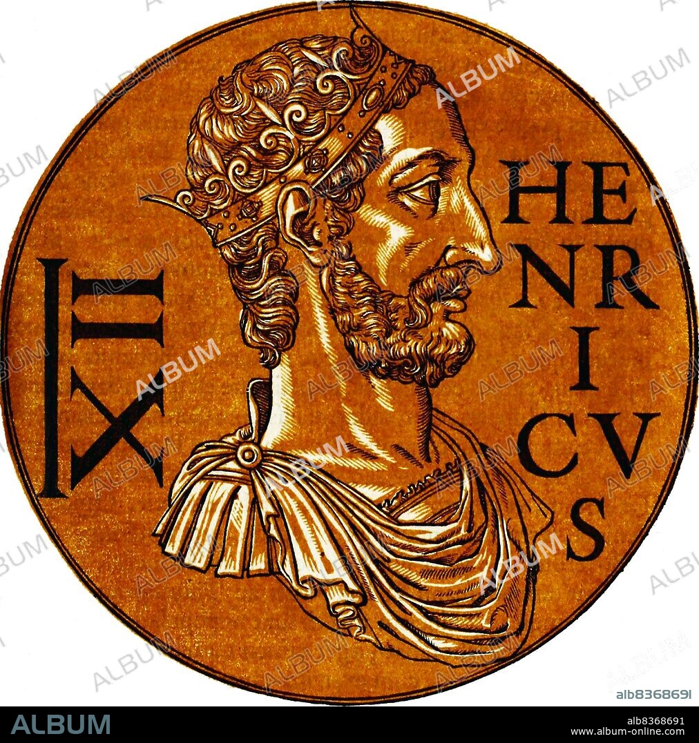 Henry I (876-936), also known as Henry the Fowler, was son of Otto the Illustrious, Duke of Saxony, and became duke himself in 912. He was of Saxon descent, and often was in conflict with his southern neighbours. He became king of East Francia in 919 after King Cornad I's death, named as the king's successor on his deathbed, becoming the first non-Frankish king.<br/><br/>. Henry's election to king had not been supported by all the dukes, so he warred to bring them in line, especially against Duke Arnulf of Bavaria, who he finally defeated in 921 and forced to submit. He was too weak to impose absolutist rule, and instead regarded East Francia as a confederation of stem duchies, administering his power through counts and allowing the dukes large internal autonomy. He warred against the Magyars, Slavs and Danes, as well as against West Francia over Lotharingia.<br/><br/>. Henry died in 936, having prevented collapse of royal power in East Francia, and leaving a much stronger kingdom for his successor Otto I. He established the Ottonian Dynasty and is generally considered the founder and first king of the mediaeval German state.