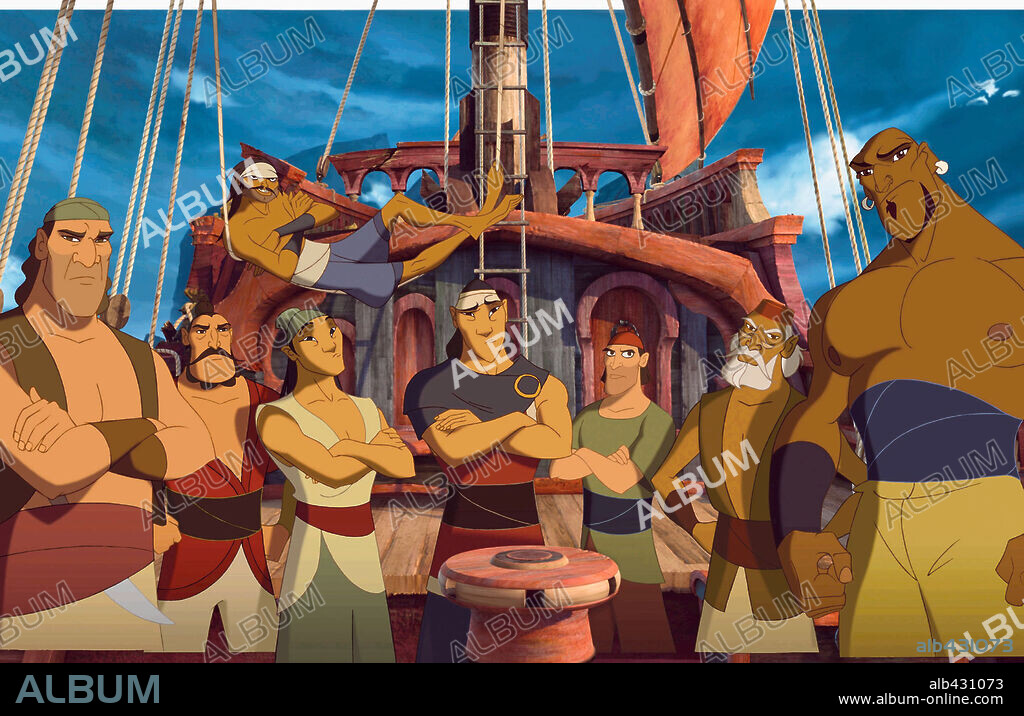 SIMBAD, LA LEYENDA DE LOS SIETE MARES, 2003 (SINBAD: LEGEND OF THE SEVEN SEAS), dirigida por PATRICK GILMORE y TIM JOHNSON. Copyright DREAMWORKS SKG.