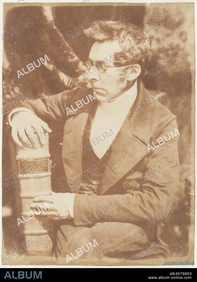 ROBERT ADAMSON (PHOTOGRAPHE) et PHOTOGRAPHE) DAVID OCTAVIUS HILL (PEINTRE. Dr. Capadore. Artist: David Octavius Hill (British, Perth, Scotland 1802-1870 Edinburgh, Scotland); Robert  Adamson (British, St. Andrews, Scotland 1821-1848 St. Andrews, Scotland). Photography Studio: Hill and Adamson (British, active 1843-1848). Date: 1843-47.