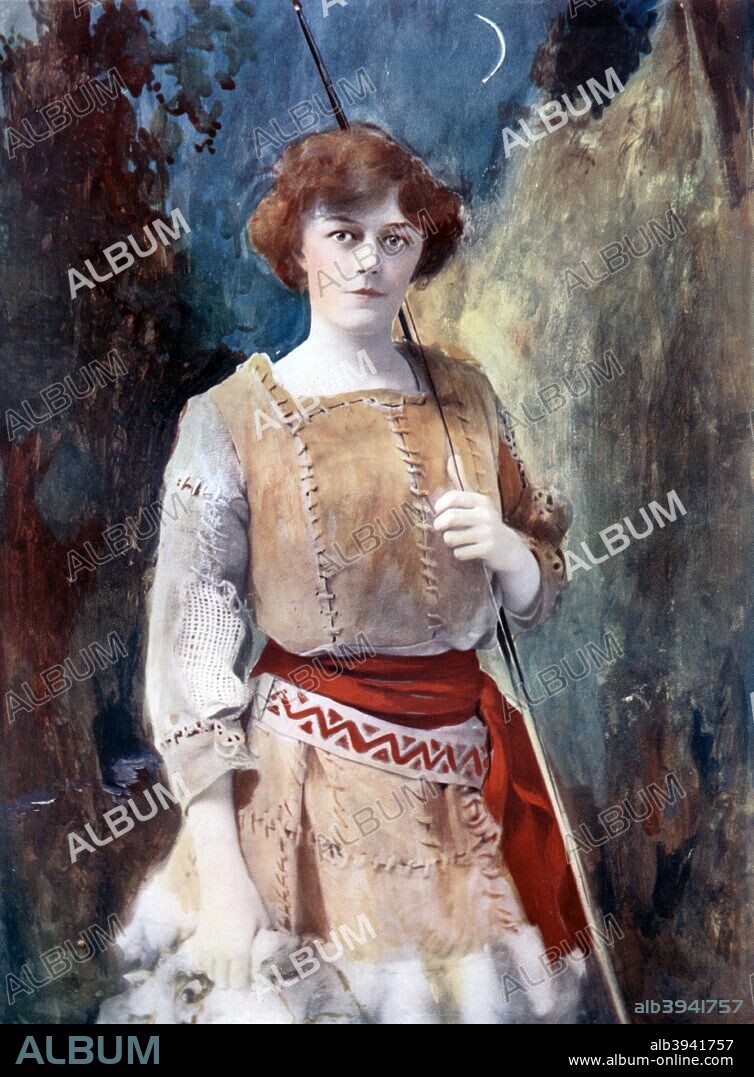 Dame Irene Vanbrugh in The Admirable Crichton, c1902. English actress Irene Vanbrugh (1872-1949) in a play by JM Barrie.