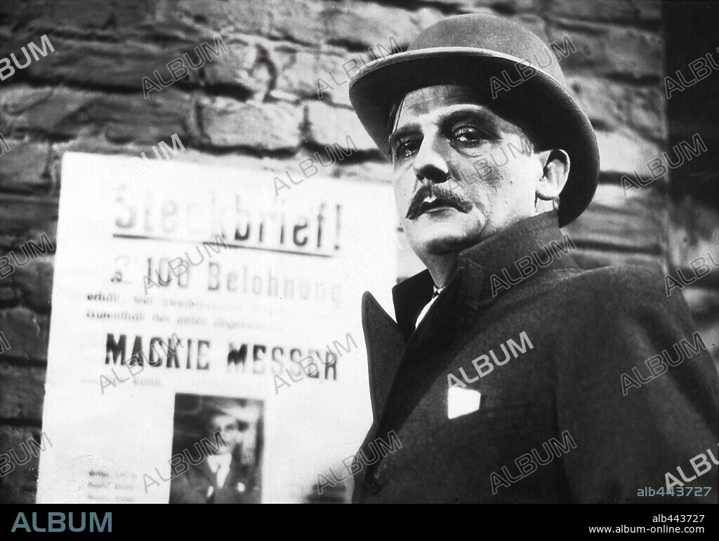 RUDOLPH FOSTER in DIE DREIGROSCHENOPER, 1931, unter der Regie von GEORG WILHELM PABST.