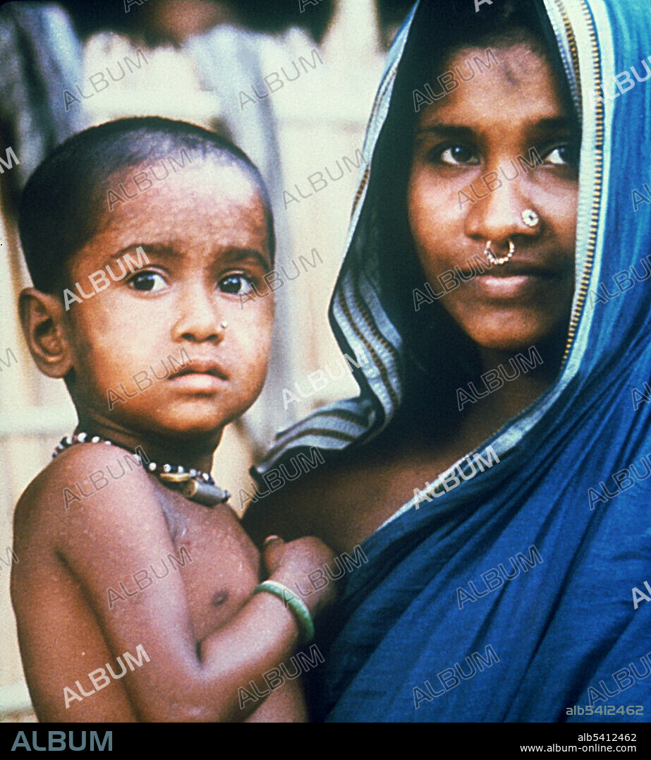 Shown here with her mother, 2-year-old Rahima Banu had the world's last recorded case of the most virulent form of smallpox, Variola major. Taken in the village of Kuralia, on Bhola Island, in the Barisal District of Bangladesh, on October 16th, 1975.