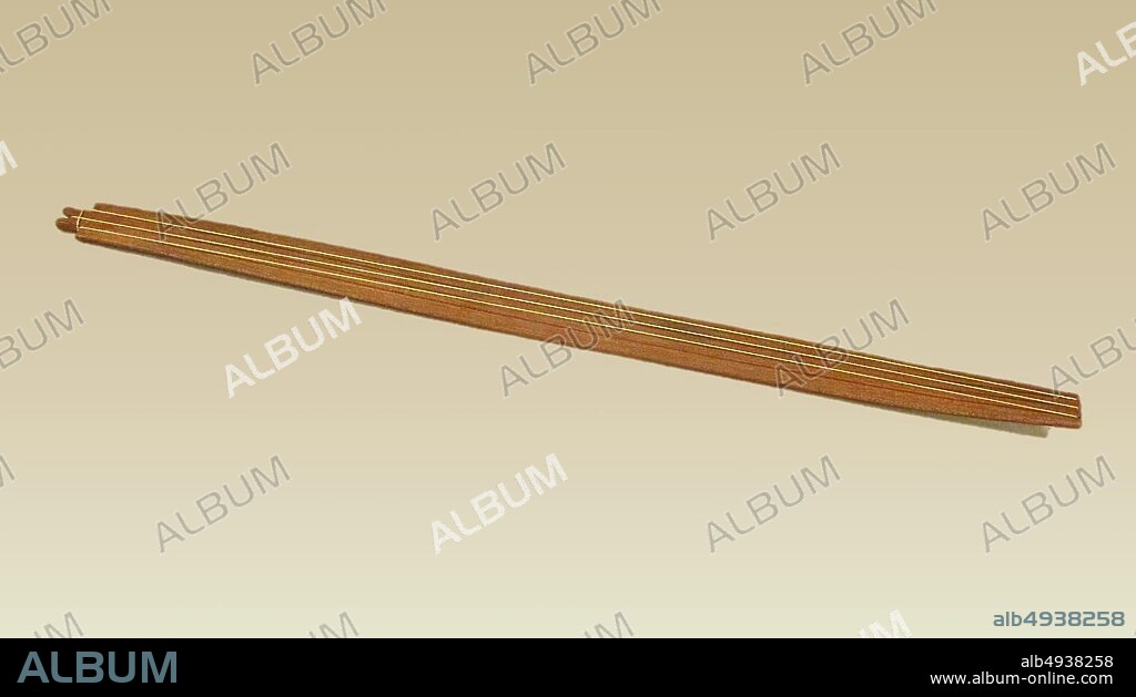 Ukeke, Native American (Hawaiian) Polynesian, 19th century, Hawai'i, United States, Native American (Hawaiian) Polynesian, Wood, gut, Great W. 3.6 × L. 53.9 cm (1 7/16 in. × 21 1/4 in.), Chordophone-Musical Bow.