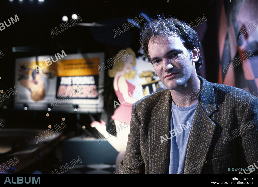 QUENTIN TARANTINO en PULP FICTION, 1994, dirigida por QUENTIN TARANTINO. Copyright MIRAMAX.