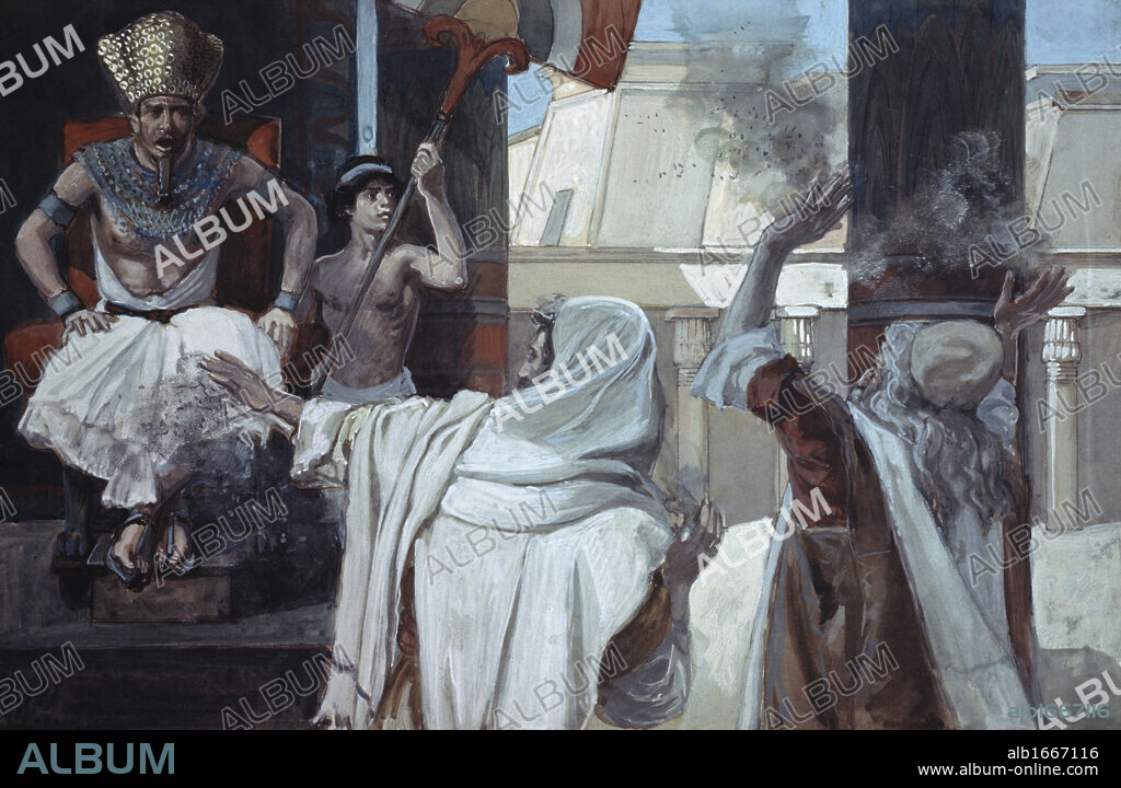 The Plague of Boils and Blains  James Tissot (1836-1902 French)  Jewish Museum, New York.