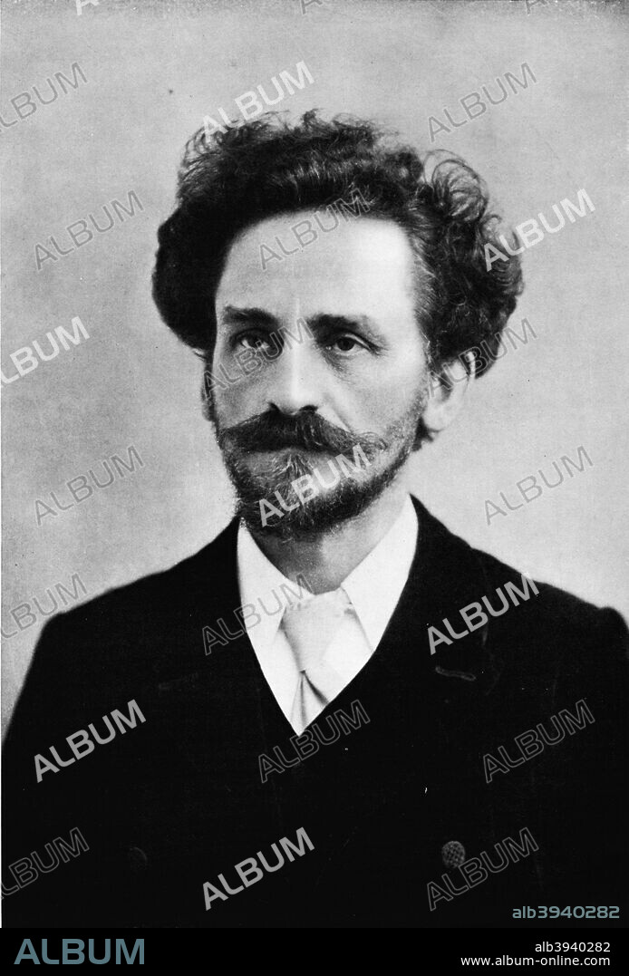 'Mr James Allen', c1905, (1912). James Allen (1864-1912) a British philosophical writer, a pioneer of the self-help movement. His best known work, As a Man Thinketh published in 1903. From Bibby's Annual 1912, [J. Bibby & Sons, Liverpool, 1912].