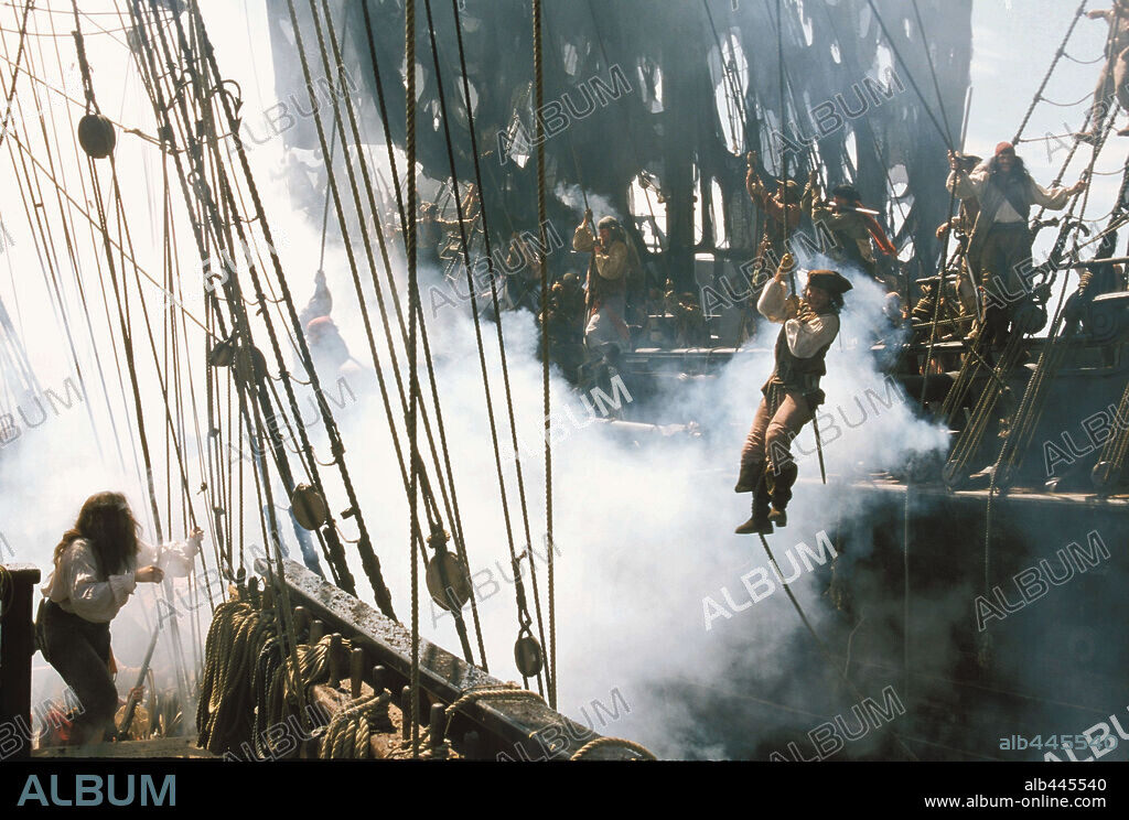 PIRATAS DEL CARIBE: LA MALDICIÓN DE LA PERLA NEGRA, 2003 (PIRATES OF THE CARIBBEAN: THE CURSE OF THE BLACK PEARL), dirigida por GORE VERBINSKI. Copyright TOUCHSTONE PICTURES.