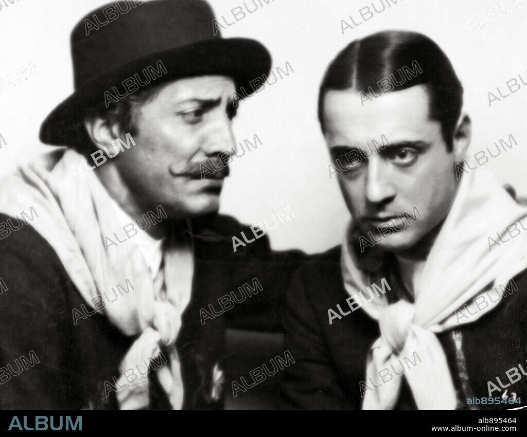 GEORGE REGAS and PAUL ELLIS in ALMA DE GAUCHO, 1930, directed by HENRY OTTO.