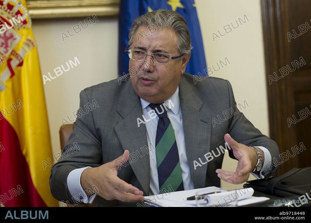 Madrid, 06/10/2017. Entrevista al ministro de interior Juan Ignacio Zoido. Foto: Isabel Permuy Archdc.