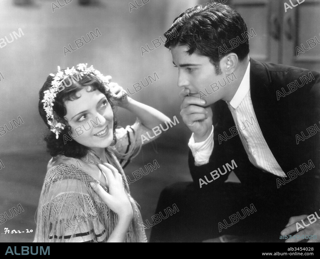DOROTHY JORDAN y RAMON NOVARRO en CALL OF THE FLESH, 1930, dirigida por CHARLES J. BRABIN. Copyright M.G.M.