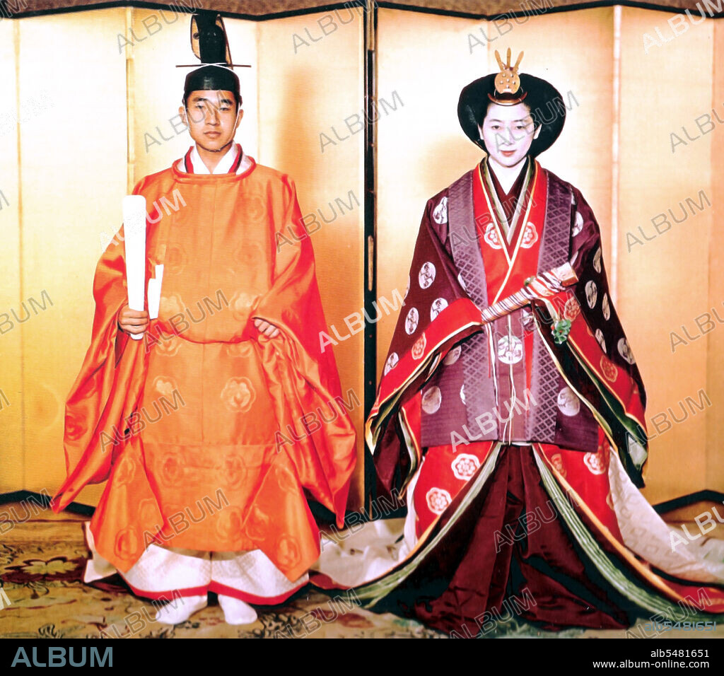 On 10 April 1959, Crown Prince Akihito married Miss Michiko Shoda (born 24 October 1934), the eldest daughter of Mr. Hidesaburo Shoda, the president and later honorary chairman of Nisshin Flour Milling Company. The new Crown Princess was the first commoner to marry into the imperial family. The Emperor and the Empress have three children: HIH The Crown Prince Naruhito (b. 23 February 1960, titled Hiro-no-miya or Prince Hiro);  HIH The Prince Akishino (Fumihito, b. 30 November 1965, titled Aya-no-miya or Prince Aya); and Sayako Kuroda, formerly HIH The Princess Sayako (titled Nori-no-miya or Princess Nori, b. 18 April 1969).