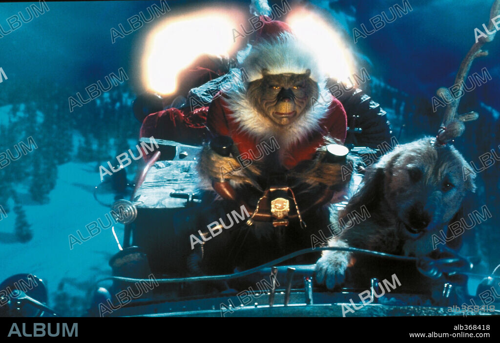 JIM CARREY in HOW THE GRINCH STOLE CHRISTMAS, 2000, unter der Regie von RON HOWARD. Copyright UNIVERSAL.
