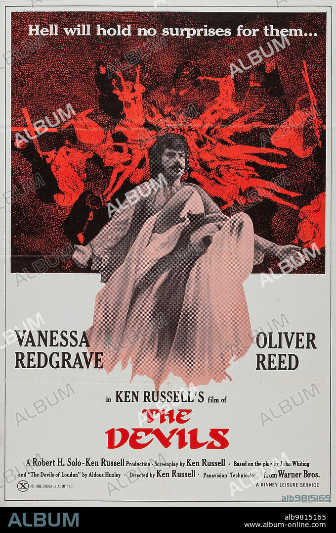 Poster of THE DEVILS, 1971, directed by KEN RUSSELL. Copyright WARNER BROTHERS.