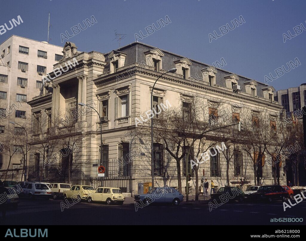 IGNACIO DE ALDAMA. ANTIGUO PALACIO DE ESTILO FRANCES DE LOS MARQUESES DE BORGUETTO CONSTRUIDO EN 1913, EMBAJADA DE JAPON HASTA 1953 Y DELEGACION DEL GOBI.