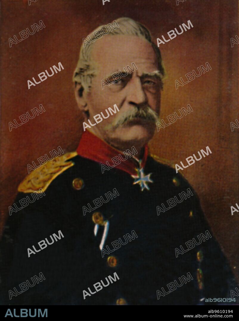 'Kriegsminister Graf Roon 1803-1879', 1934. Albrecht Theodor Emil Graf von Roon (1803-1879), Prussian soldier and statesman. From "Die Großen der Weltgeschichte". [Eckstein-Halpaus, Dresden, 1934].