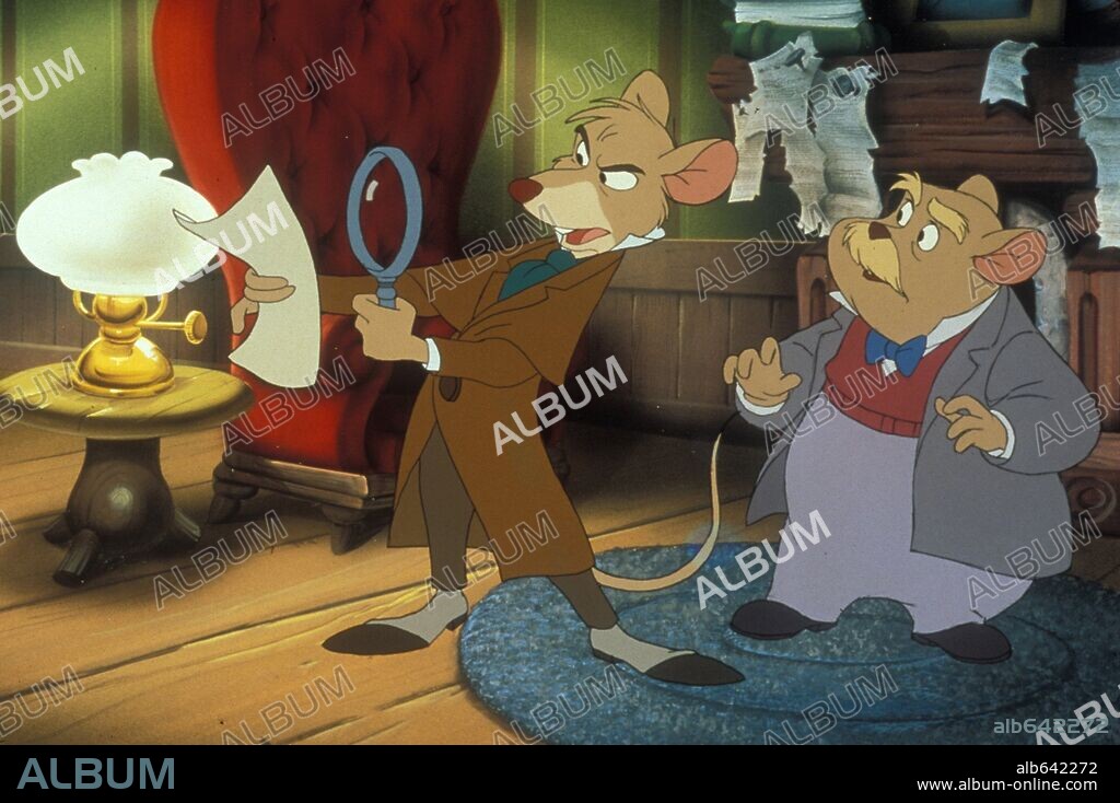BASIL, EL RATÓN SUPERDETECTIVE, 1986 (THE GREAT MOUSE DETECTIVE), dirigida por JOHN MUSKER. Copyright WALT DISNEY PICTURES.