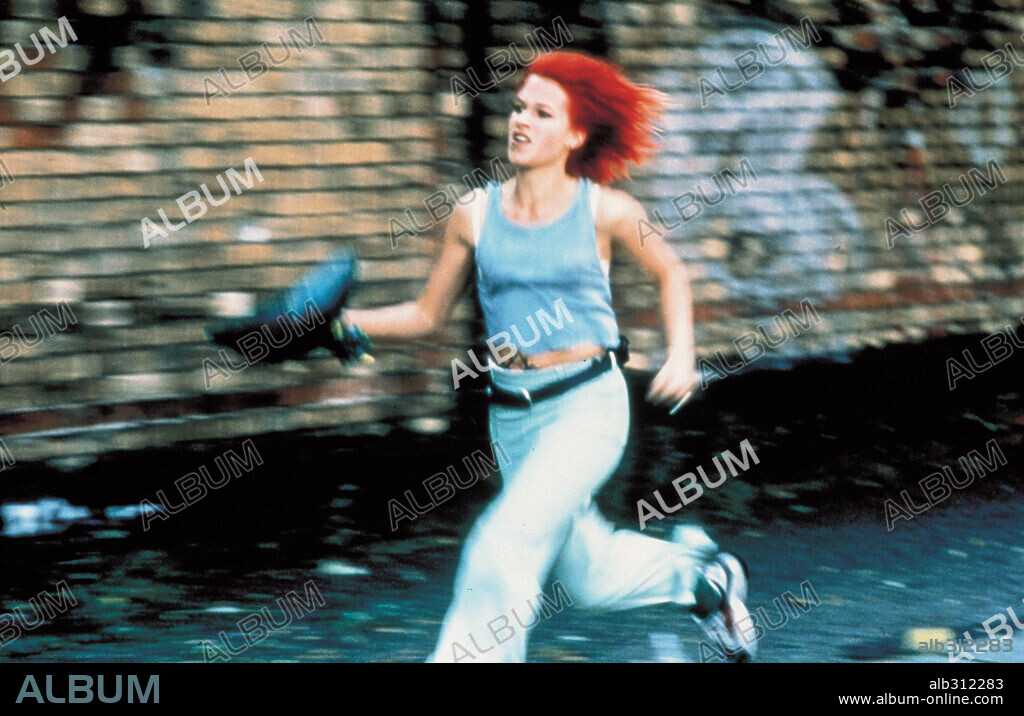 FRANKA POTENTE in RUN LOLA RUN, 1998 (LOLA RENNT), directed by TOM TYKWER. Copyright MIRAMAX.