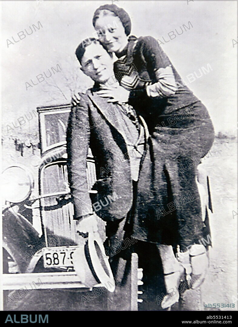 Bonnie and Clyde. Bonnie Elizabeth Parker (October 1, 1910 - May 23, 1934) and Clyde Chestnut Barrow (March 24, 1909 - May 23, 1934) were an American criminal couple who travelled the Central United States with their gang during the Great Depression, known for their bank robberies, although they preferred to rob small stores or rural funeral homes. Their exploits captured the attention of the American press and its readership during what is occasionally referred to as the "public enemy era" between 1931 and 1934.