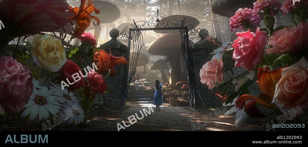 ALICIA EN EL PAIS DE LAS MARAVILLAS, 2010 (ALICE IN WONDERLAND), dirigida por TIM BURTON. Copyright WALT DISNEY PICTURES.