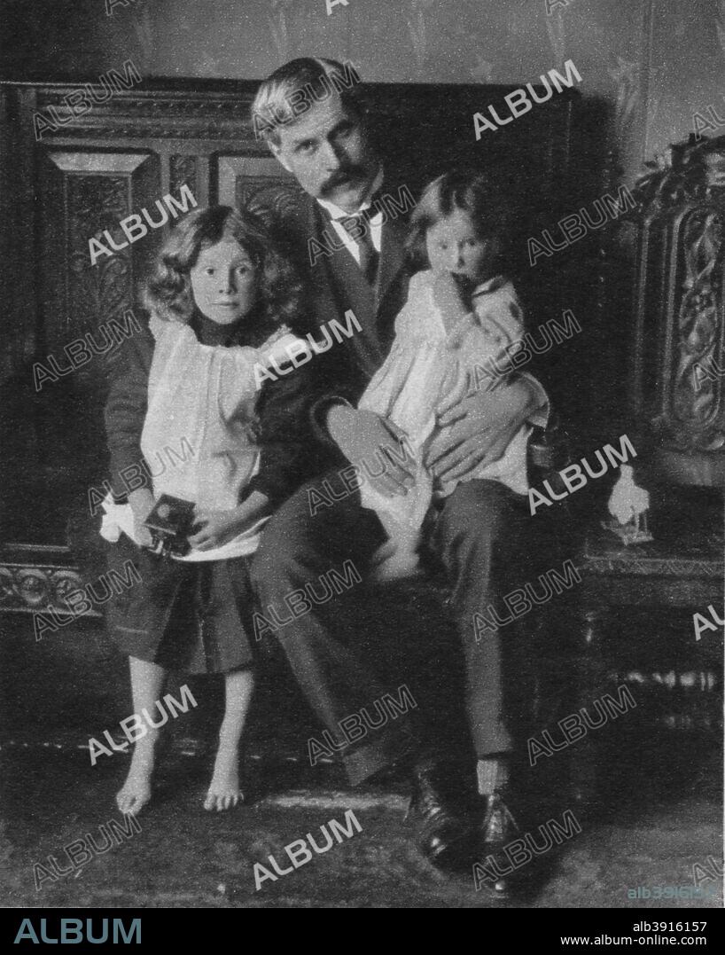 Ramsay MacDonald, British politician, 1910 (1938). Regarded as one of the founder members of the Labour Party, James Ramsay MacDonald (1866-1937) became the first Labour politician to serve as Prime Minister when the party won the 1924 General Election. He was expelled from the party after he agreed to lead a National Government, most of the members of which were Conservatives, in 1931. From Forty Wonderful Years - A Pictorial Record of Our Times by H. A. Pollock [The Sun Engraving Company, London and Watford, 1938].