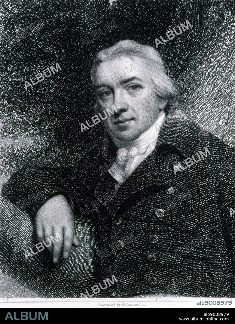 Edward Jenner, (1749 - 1823), English physician and scientist, who was the pioneer of smallpox vaccine, the world's first vaccine.