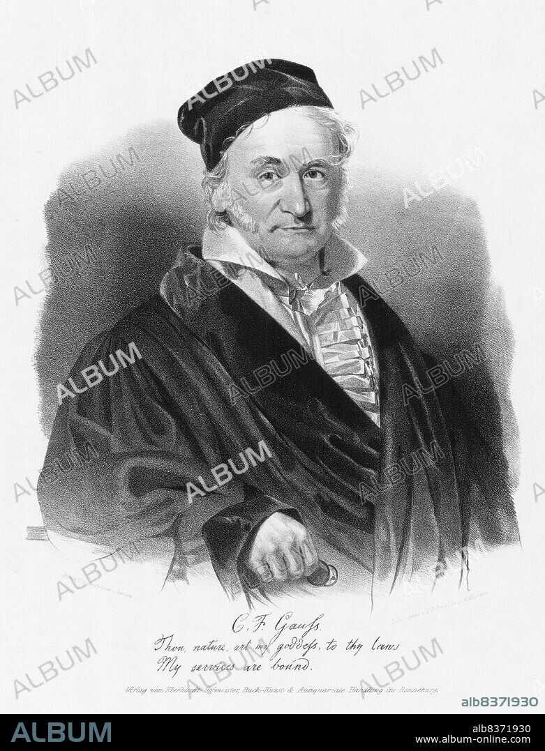 Johann Carl Friedrich Gauss (30 April 1777 23 February 1855) was a German mathematician who contributed significantly to many fields, including number theory, algebra, statistics, analysis, differential geometry, geodesy, geophysics, mechanics, electrostatics, astronomy, matrix theory, and optics.<br/><br/>. Sometimes referred to as the <i>Princeps mathematicorum</i> (Latin, 'the foremost of mathematicians') and the 'greatest mathematician since antiquity', Gauss had an exceptional influence in many fields of mathematics and science and is ranked as one of history's most influential mathematicians.