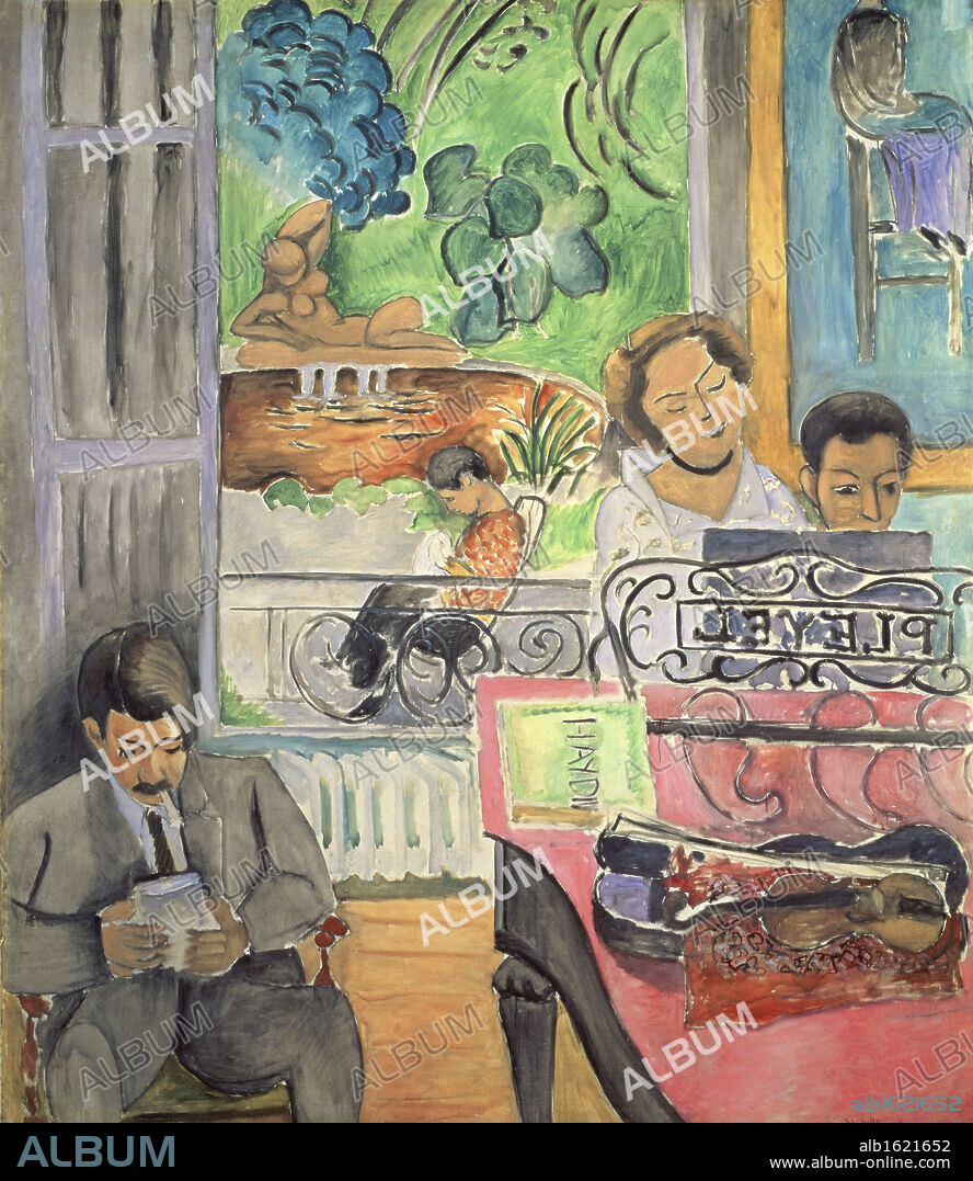 The Music Lesson by Henri Matisse, 1917, 1869-1954, USA, Pennsylvania, Merion, Barnes Foundation.