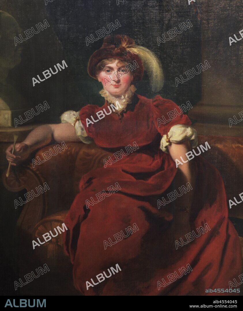Carolina de Brunswick-Wolfenbuttel (1768-1821), reina consorte del rey Jorge IV del Reino Unido. Retrato realizado por el pintor inglés Sir Thomas Lawrence (1769-1830). Oleo sobre lienzo,1804. National Portrait Gallery. Londres. Inglaterra.