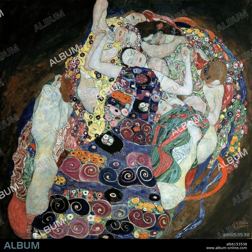 GUSTAV KLIMT (1862-1918). LA VIRGEN - 1913 - OLEO/LIENZO - 190x200 cm - ART NOUVEAU.