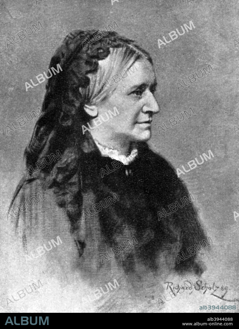 Clara Josephine Wieck Schumann, (1819-1896), leading pianists of the Romantic, 1909.