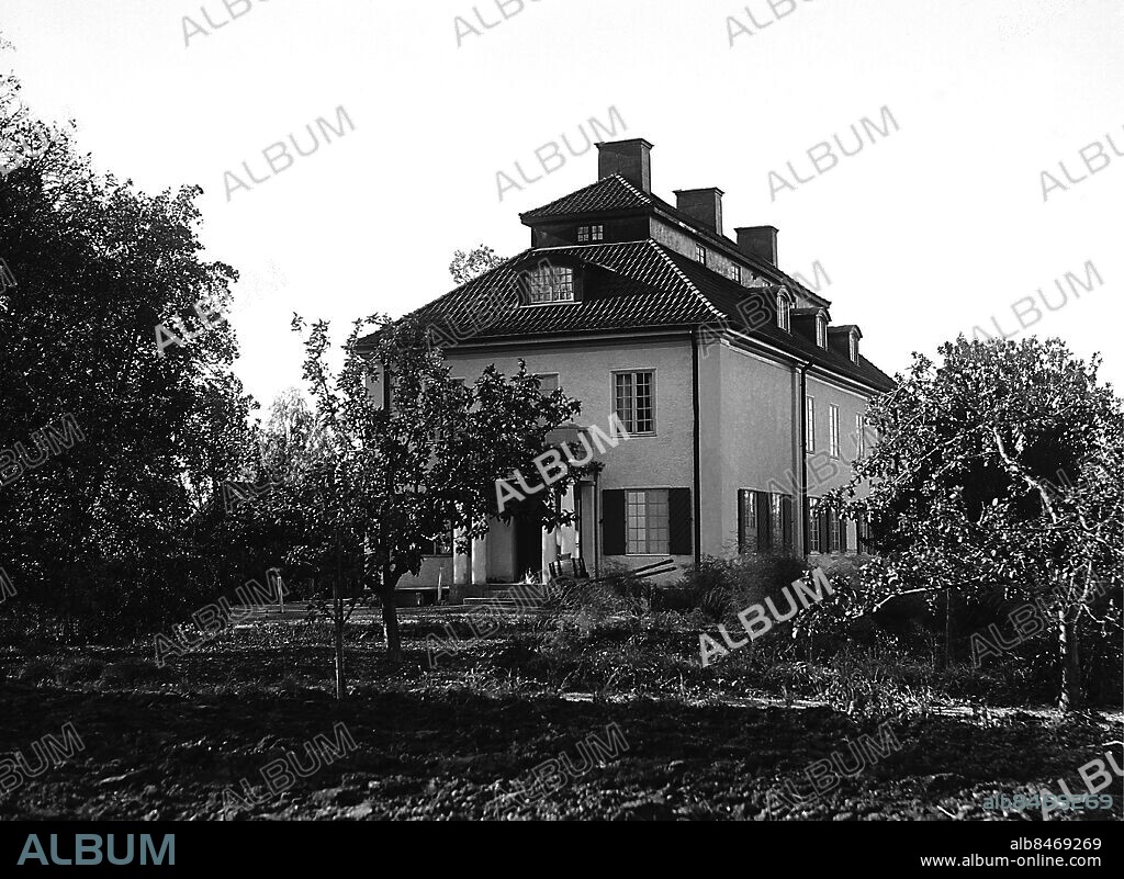 ARKIV 1930 . Exteriör från författaren Selma Lagerlöfs Mårbacka i Värmland.. Exterior from Mårbacka, the home of Swedish Nobel prize winner in literature 1909, Selma Lagerlöf.. Foto: TT / Kod 1900.