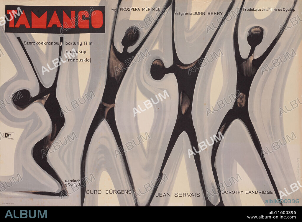 WIKTOR GORKA. Movie poster "Tamango" by John Berry.
