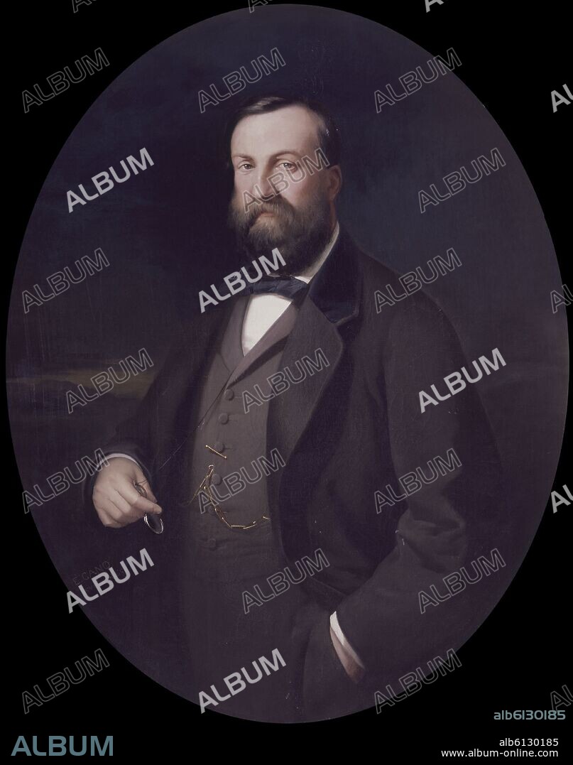 E. CANO. ANTONIO DE ORLEANS (1824-1890) - DUQUE DE MONTPENSIER -CASADO CON LA INFANTA MARIA LUISA FERNANDA HERMANA DE LA REINA ISABEL II - SIGLO XIX.