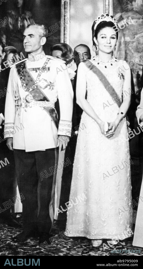 Wedding of Mohammed Reza Pahlavi and Farah Diba, tehran, iran, 1959.