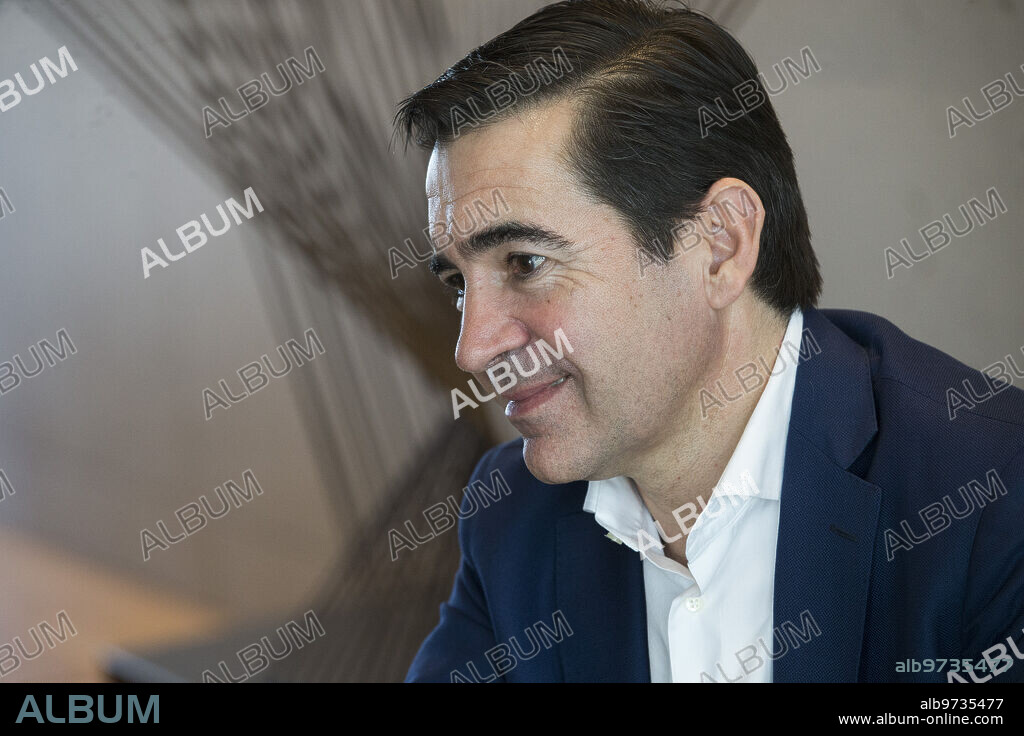 Madrid, 03/05/2020. Interview with Carlos Torres Vila, president of Bbva bank. Photo: Ángel de Antonio. Archdc.