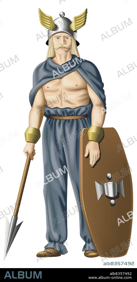 The Gallic warrior belonged to a clan governed by a chieftain; his armor was rudimentary and he often fought bare-chested.