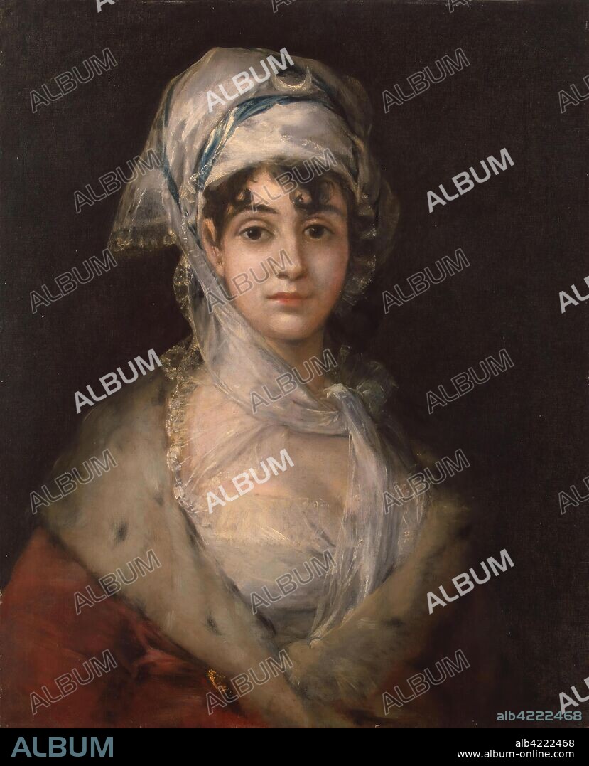 FRANCISCO DE GOYA. 'Portrait of the Actress Antonia Zarate'. Spain, Circa 1810-1811. Dimensions: 71x58 cm.