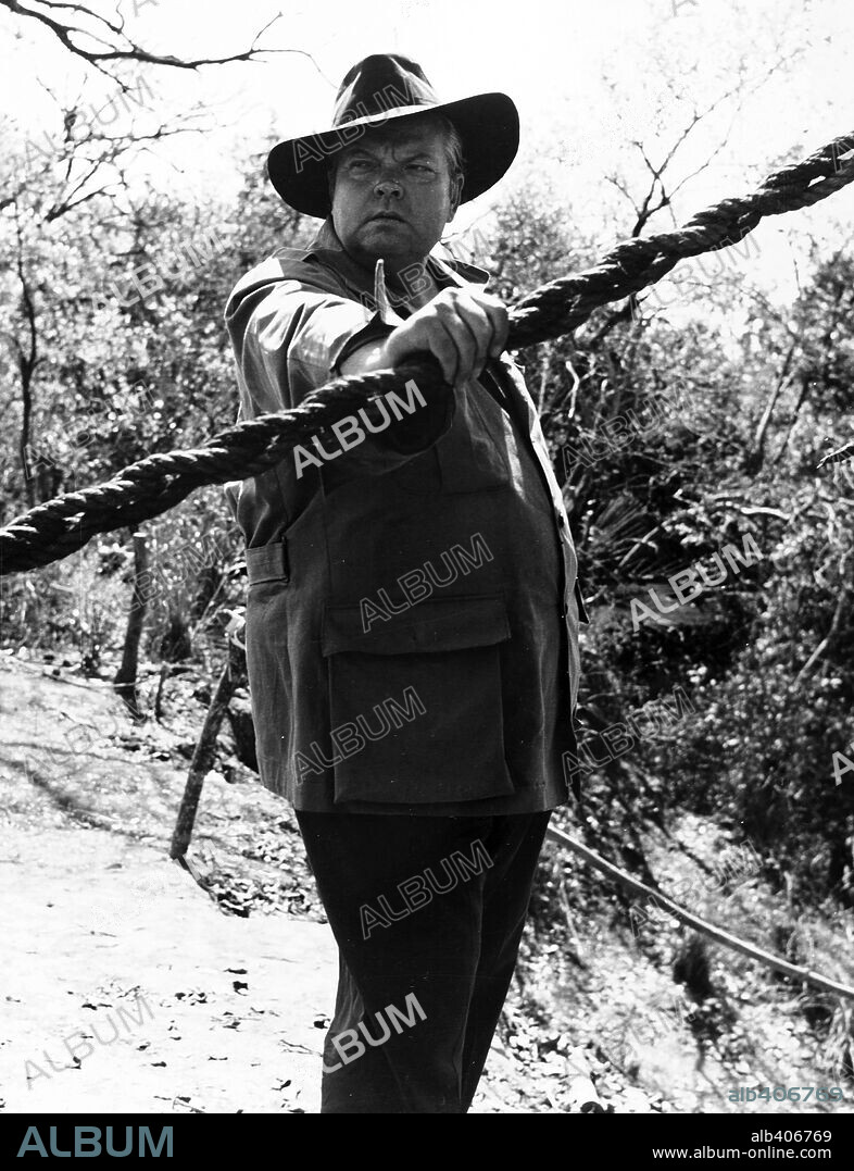 ORSON WELLES en LA ESTRELLA DEL SUR, 1969 (THE SOUTHERN STAR), dirigida por SIDNEY HAYERS. Copyright COL/EUROFRANCE/CAPITOLE.