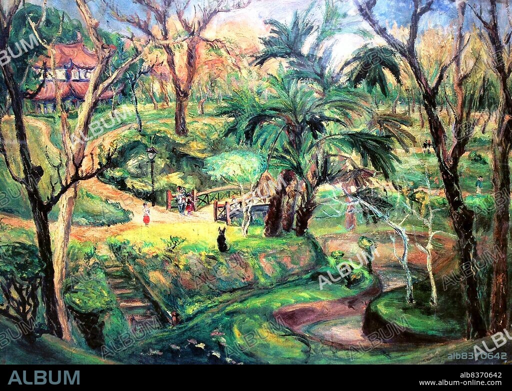 Tan Ting-pho (Chen Chengbo; Peh-oe-ji: Tan Teng-pho; February 2, 1895 March 25, 1947), was a well-known Taiwanese painter. In 1926, his oil painting <i>Street of Chiayi</i> was featured in the seventh Empire Art Exhibition in Japan, which was the first time a Taiwanese artist's work was displayed at the exhibition.<br/><br/>. Tan devoted his life to education and creation, and was greatly concerned about the development of humanist culture in Taiwan. He was not only devoted to the improvement of his own painting, but also to the promotion of the aesthetic education of the Taiwanese people. He was murdered as a result of the February 28 Incident, a 1947 popular uprising in Taiwan which was brutally repressed by the Kuomintang (KMT).