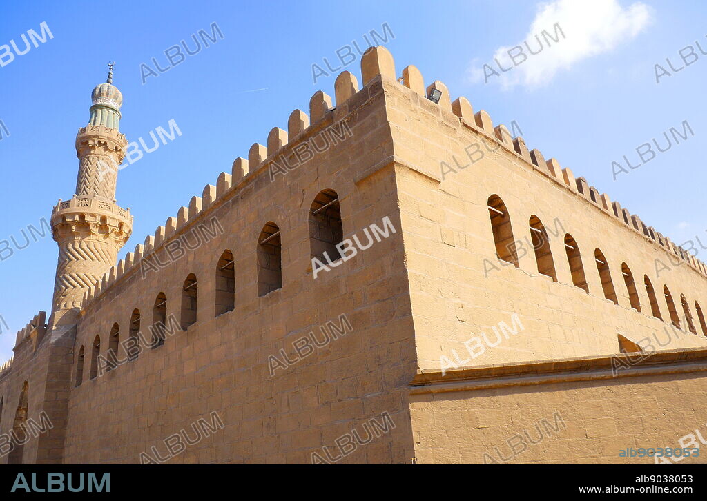 The Sultan al-Nasir Muhammad ibn Qala'un Mosque is an early 14th-century mosque at the Citadel in Cairo, Egypt. It was built by the Mamluk sultan Al-Nasr Muhammad in 1318 as the royal mosque of the Citadel, where the sultans of Cairo performed their Friday prayers.