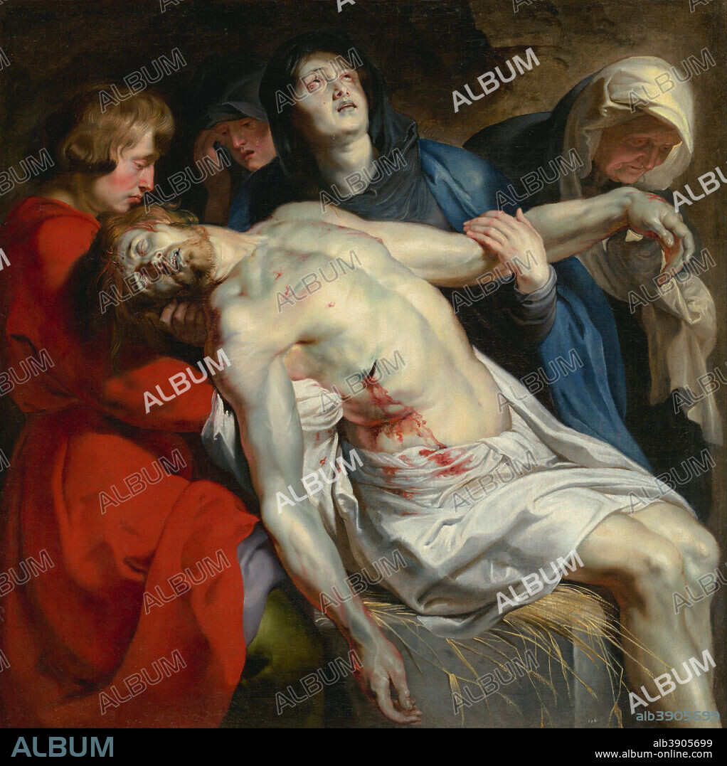 PETER PAUL RUBENS. The Entombment. Date/Period: Ca. 1612. Painting. Oil on canvas. Height: 1,311 mm (51.61 in); Width: 1,302 mm (51.25 in).