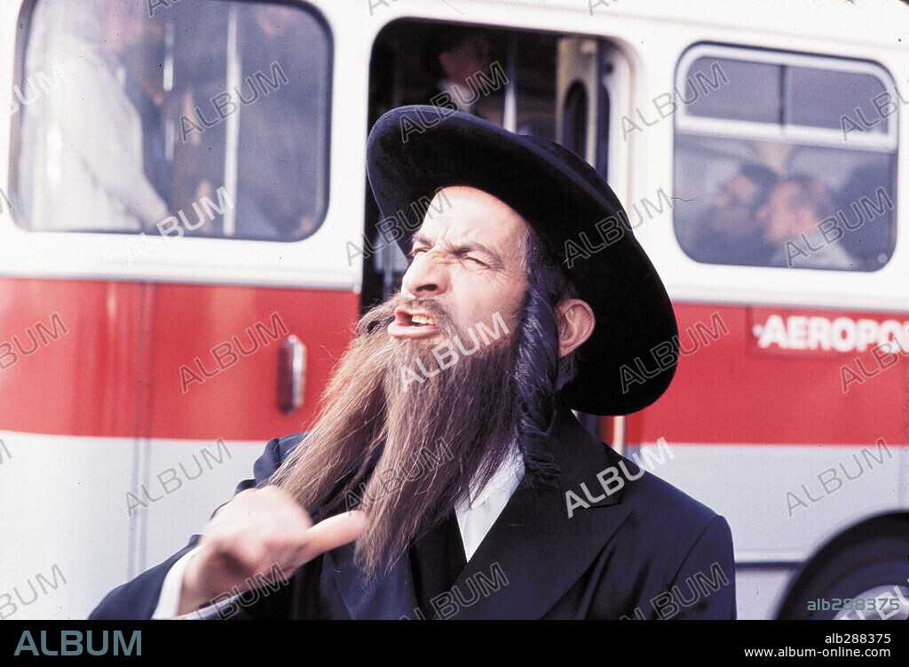 LOUIS DE FUNES in THE MAD ADVENTURES OF 'RABBI' JACOB, 1973 (LES AVENTURES DE RABBI JACOB), directed by GERARD OURY. Copyright 20TH CENTURY FOX.