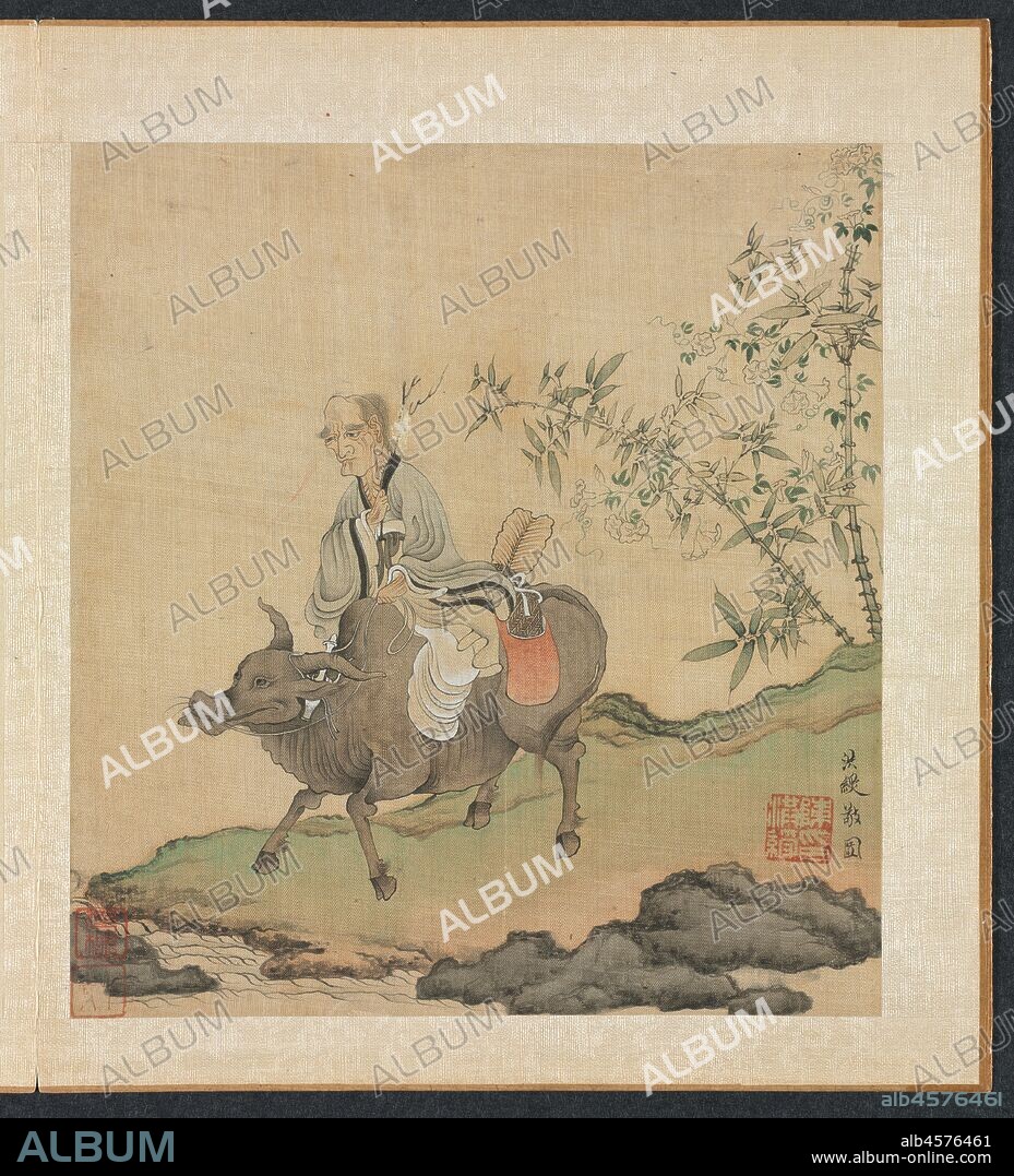 Paintings after Ancient Masters: Laozi Riding an Ox, 1598-1652.