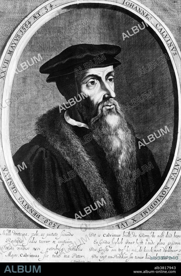 John Calvin (Jean Cauvin) (1509-1564) was an influential French theologian and pastor during the Protestant Reformation and the principal figure in the development of the system of Christian theology later called Calvinism. Originally trained as a humanist lawyer, he broke from the Roman Catholic Church around 1530. After religious tensions provoked a violent uprising against Protestants in France, Calvin fled to Basel, Switzerland, where he published the first edition of his seminal work Institutes of the Christian Religion in 1536. Calvin was influenced by the Augustinian tradition, which led him to expound the doctrine of predestination and the absolute sovereignty of God in salvation of the human soul from death and eternal damnation. Calvin's writing provided the seeds for the branch of theology that bears his name. The Reformed and Presbyterian churches, which look to Calvin as a chief expositor of their beliefs, have spread throughout the world.