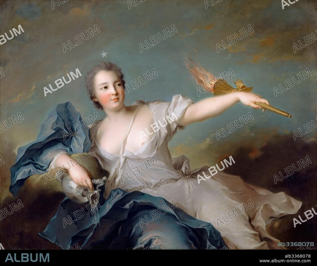 JEAN-MARC NATTIER. Marie-Anne de Nesle, marquise de La Tournelle, duchesse de Châteauroux (1717-1744).