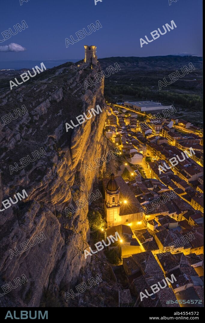 Castillo de Quel, siglo XV, Quel, La Rioja , Spain, Europe.