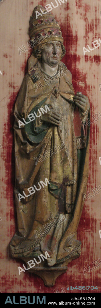 Relief of Pope, German, 15th century.