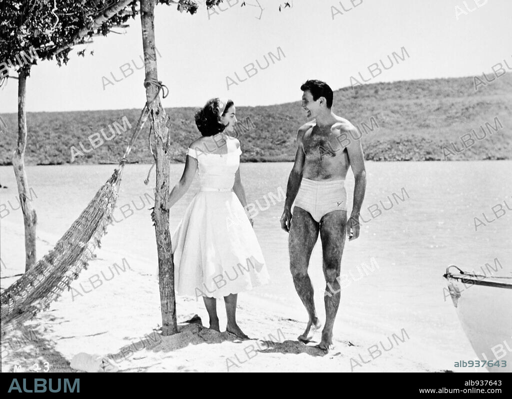 JACK PALANCE in BEYOND ALL LIMITS, 1959 (FLOR DE MAYO), directed by ROBERTO GAVALDON. Copyright CINEMATOGRAFICA LATINO AMERICANA S.A.