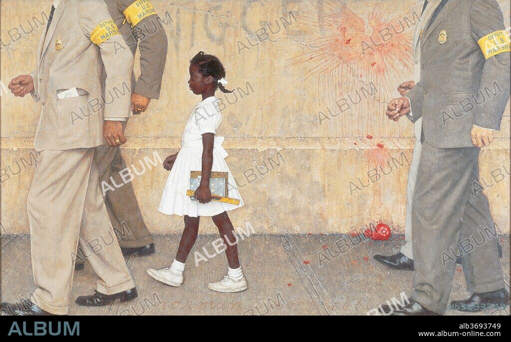 NORMAN ROCKWELL. The Problem We All Live With.