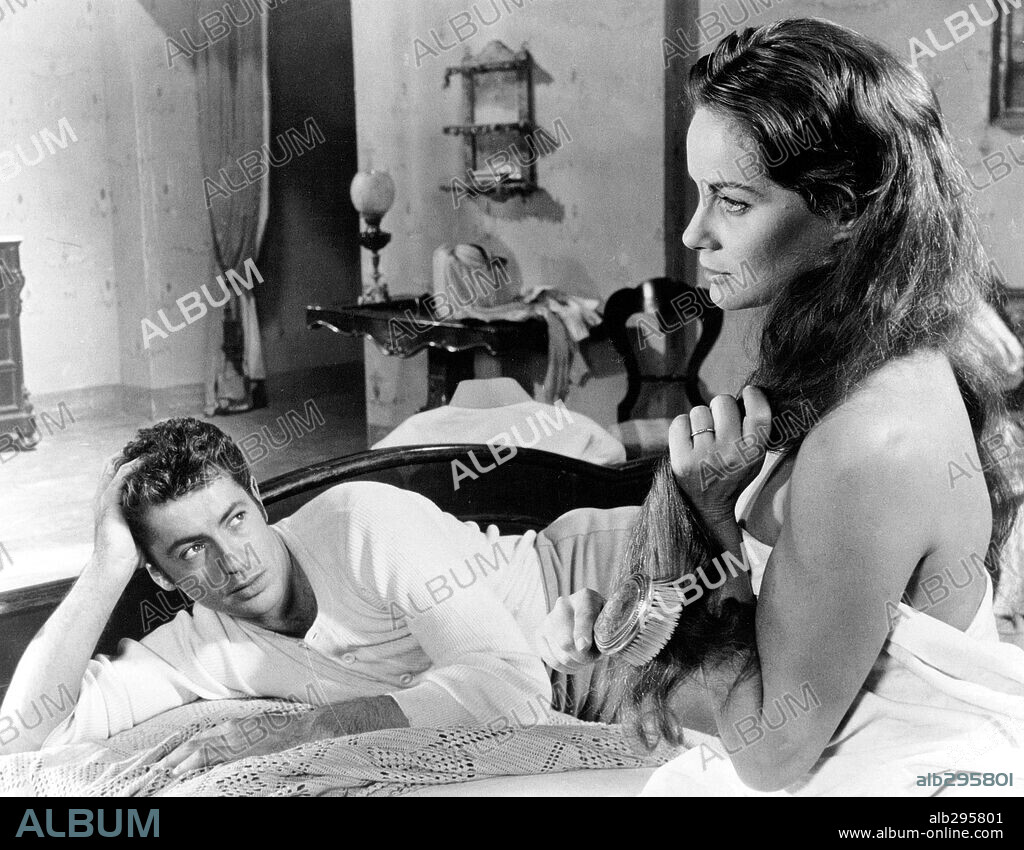 ALIDA VALLI y FARLEY GRANGER en SENSO, 1954, dirigida por LUCHINO VISCONTI. Copyright LUX FILM.